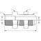 World Wide Fittings Male JIC To Male Pipe Bulkhead Straight With Locknut 2706X06X06LN - alternate 2